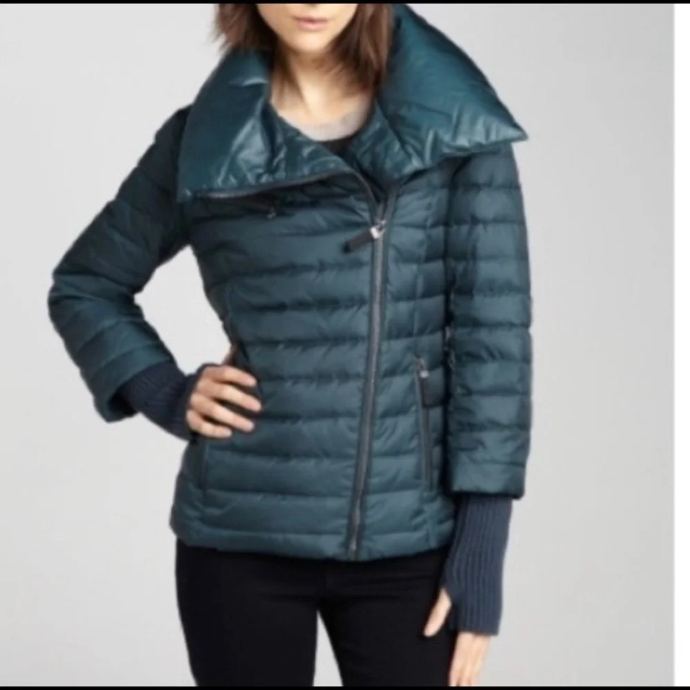 Marc New York / Andrew Marc Dark Teal Down Jacket - Picture 1 of 11